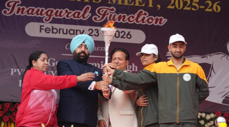 राज्यपाल ने किया उत्तराखण्ड राज्य विश्वविद्यालय खेल प्रतियोगिता का शुभारम्भ