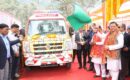 मुख्यमंत्री ने सीएसआर मद से प्राप्त दो वाहनों को हरी झंडी दिखाकर किया रवाना