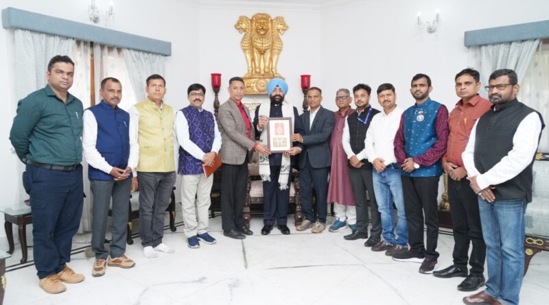 ओडिशा से आए मीडिया प्रतिनिधिमंडल ने की राज्यपाल से मुलाकात