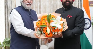 हेमकुंड साहिब मैनेजमेंट ट्रस्ट के अध्यक्ष ने की राज्यपाल से मुलाकात