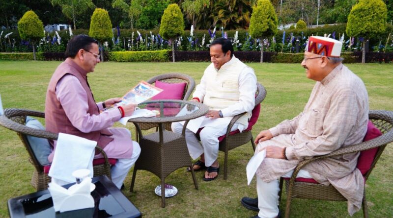 श्री बदरी-केदार मंदिर समिति के अध्यक्ष ने की मुख्यमंत्री से मुलाकात