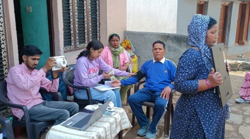 अब तक 124 शिविरों में 3848 लोगों के चेस्ट एक्स-रे व स्क्रीनिंग हुई
