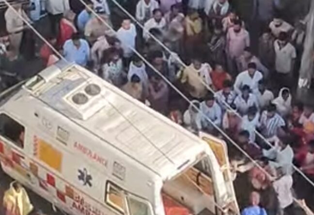 ट्रक की टक्कर से व्यक्ति की मौत, चालक फरार