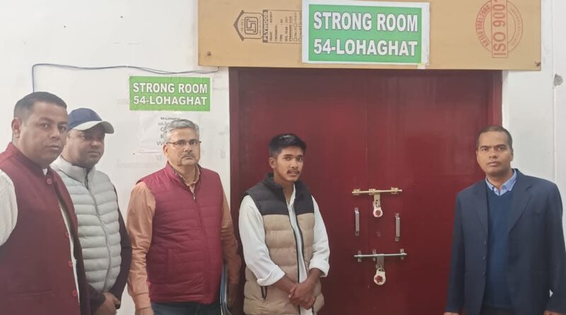 ईवीएम वीवीपैट वेयरहाउस का मासिक निरीक्षण
