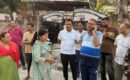 बिन्दाल नदी में चैनेलाइजेशन कार्यो के लिए अधिकारियों संग सुबह-सुबह निरीक्षण पर निकले कैबिनेट मंत्री