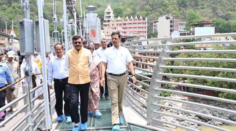 मुख्य सचिव ने किया बजरंग सेतु का स्थलीय निरीक्षण