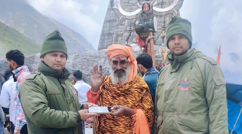 केदारनाथ में रुद्रप्रयाग पुलिस मुस्तैद