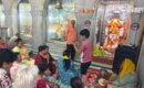 पंचमुखी सिंदुरिया हनुमान जी के सम्मुख किया गया पाठ