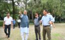 सैनिक कल्याण मंत्री ने कार्यक्रम स्थल का लिया जायजा
