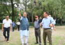 सैनिक कल्याण मंत्री ने कार्यक्रम स्थल का लिया जायजा