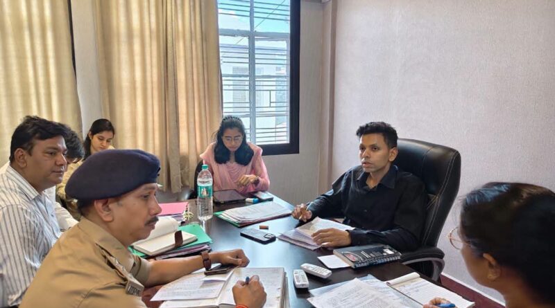 नर्सिंग ऑफिसर भर्ती लिखित परीक्षा की तैयारियों के संबंध में बैठक आयोजित 25 एवं 26 जुलाई 2026 को आयोजित होंगी लिखित परीक्षा