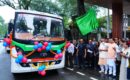 सीएम ने किया स्वच्छ ईंधन आधारित 11 वाहनों का फ्लैग ऑफ