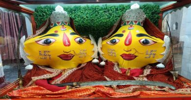 नंदाष्टमी पर मंदिर में उमड़ी श्रद्धालुओं की भारी भीड़