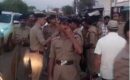 महाराजा भागीरथ प्रतिमा विवाद, शिलापट्ट भी उखाड़ा, मौके पर पुलिस बल तैनात